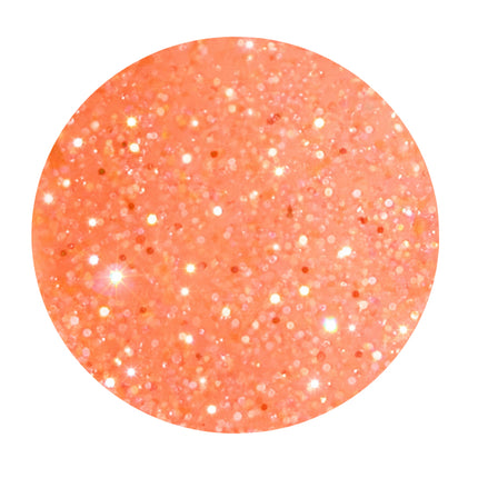 Halloween-Eimer mit orangefarbenen Glitzerpartikeln