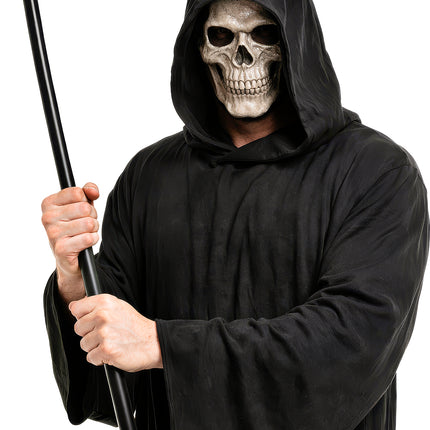Halloween-Attrappe einer Sense mit Blut, 95 cm