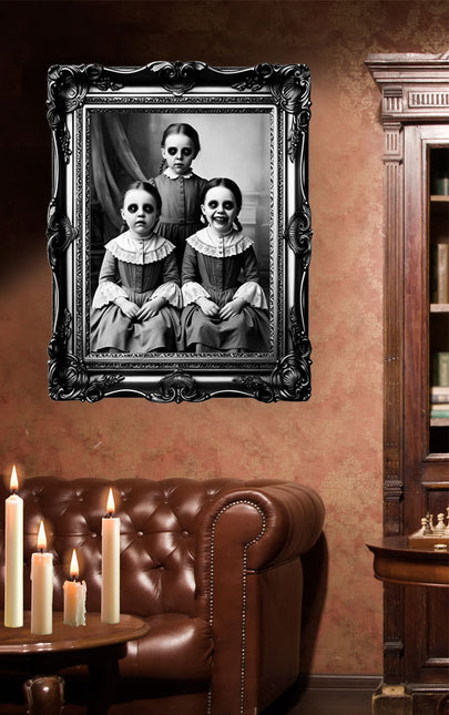Halloween Wandaufkleber Horror Familie 58cm