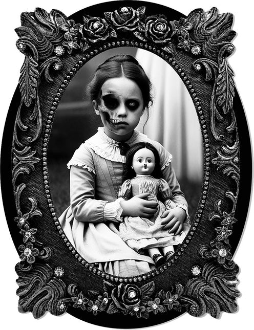 Halloween Wandsticker Horror Puppe 30cm
