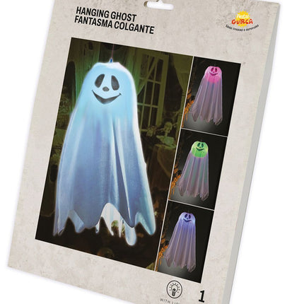 Halloween Hängedekoration Geist Licht 60cm