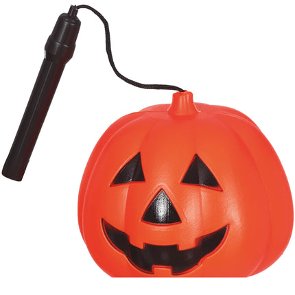 Halloween Kürbislaterne mit Licht 10cm