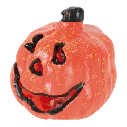 Halloween Kürbis Deluxe mit Licht 15cm