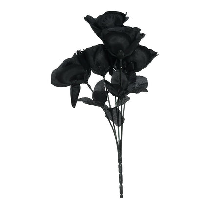 Halloween Schwarzer Rosenzweig 35cm