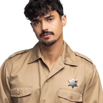 „Sheriff“-Abzeichen aus Metall