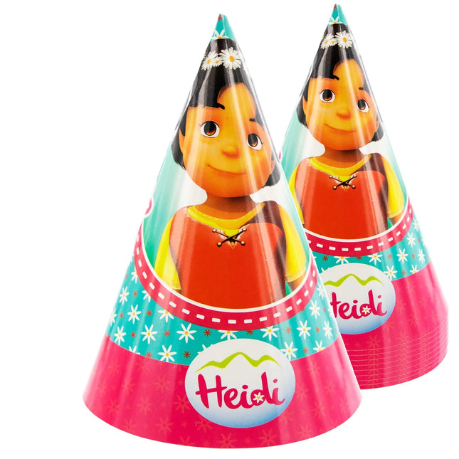 Heidi-Partyhüte, 10 Stück