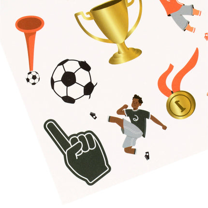 Fußball Fake Tattoos 25 Stk.