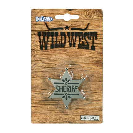 „Sheriff“-Abzeichen aus Metall