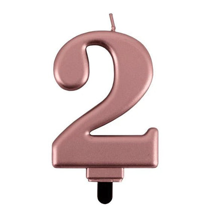 2 Jaar Kaars Rose Goud van VDV Benefit koop je bij Partywinkel