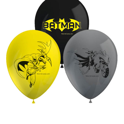 Batman Ballons Schurkenwut 30cm 8Stück