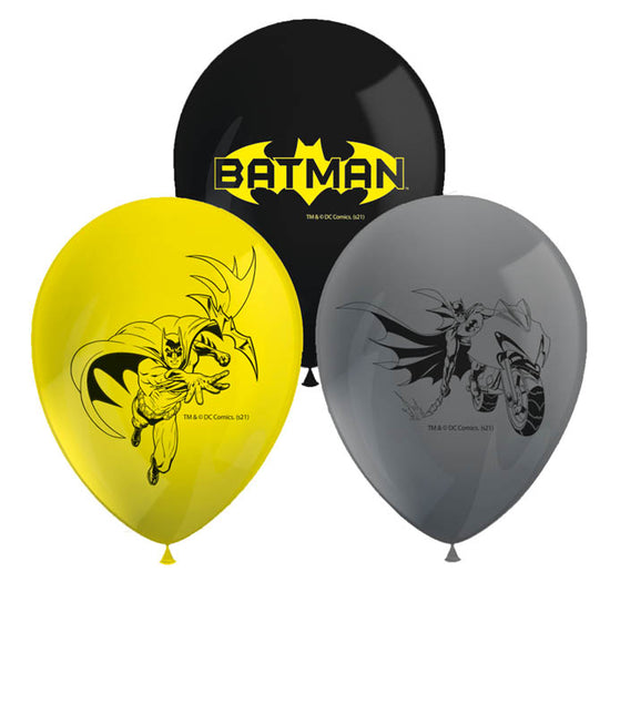 Batman Ballons Schurkenwut 30cm 8Stück