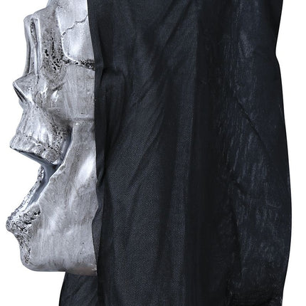 Schwarze und weiße Halloween Maske Geist