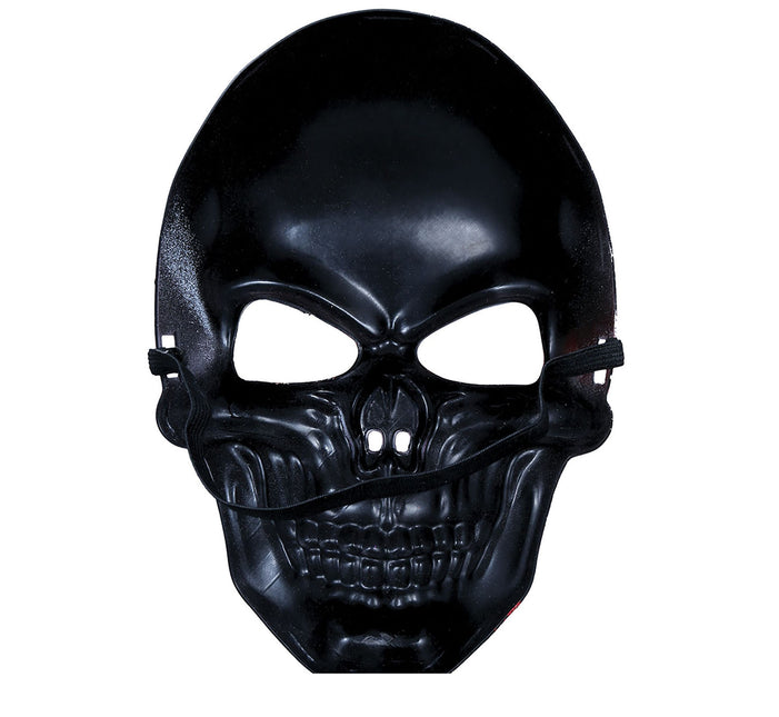 Rote weiße Halloween Maske Totenkopf