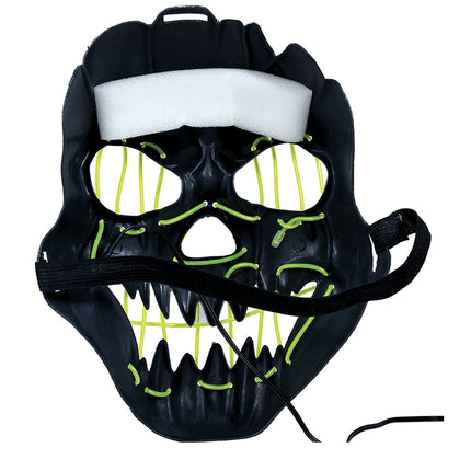 Halloween Maske lächelnd mit Licht
