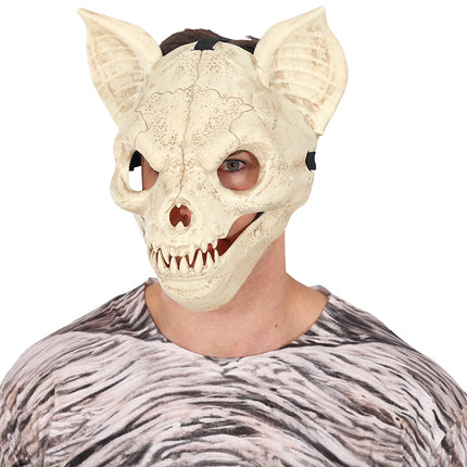 Halloween Maske mit bewegter Fledermaus