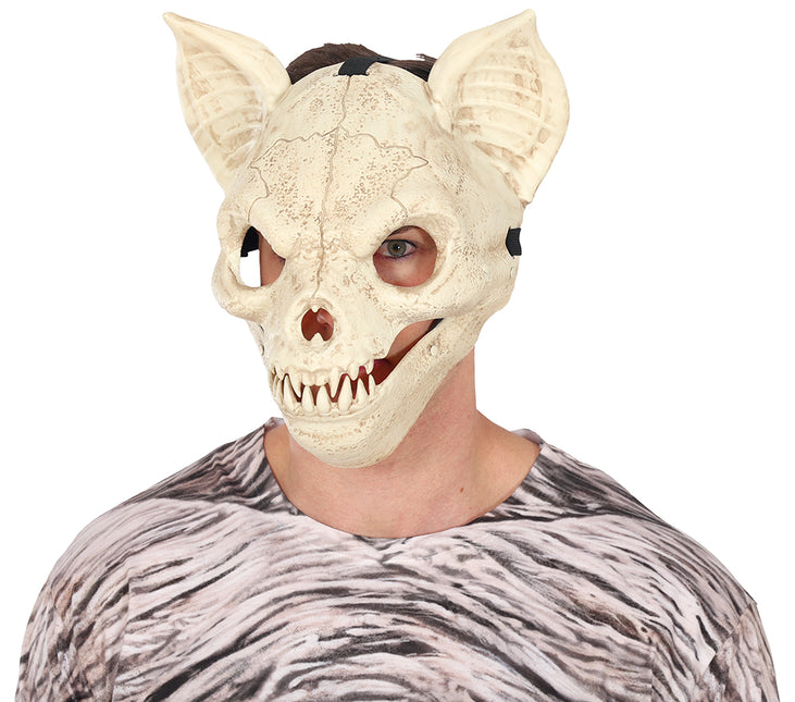 Halloween Maske mit bewegter Fledermaus