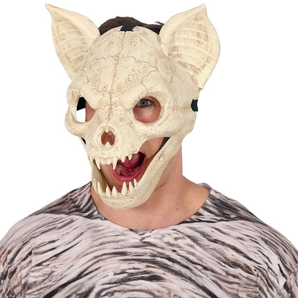 Halloween Maske mit bewegter Fledermaus