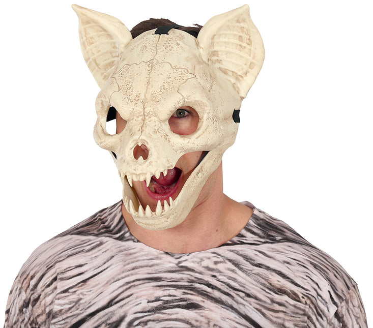 Halloween Maske mit bewegter Fledermaus