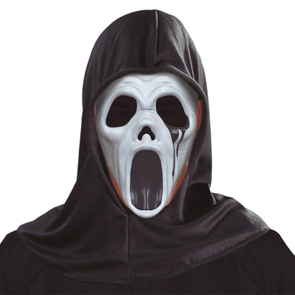 Halloween Maske Killer mit Kapuze