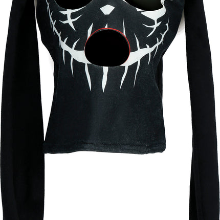 Halloween-Maske „Schwarzes Kaninchen“