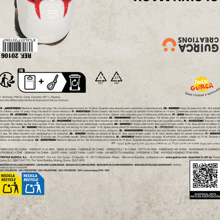 Rote Maske – Lachender Clown