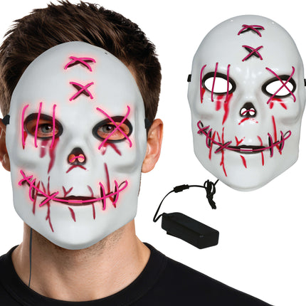 Halloween-Maske „Sinister“ mit Licht