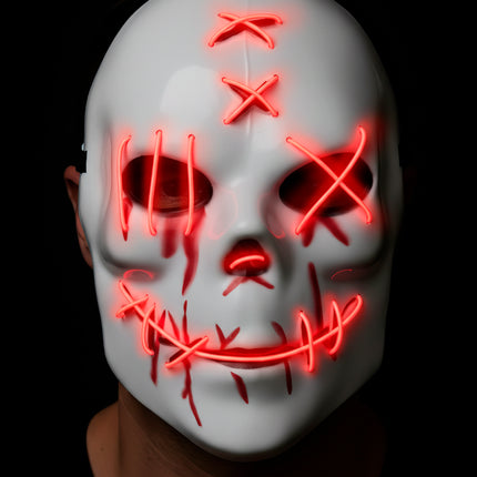 Halloween-Maske „Sinister“ mit Licht