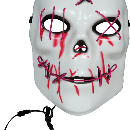 Halloween-Maske „Sinister“ mit Licht