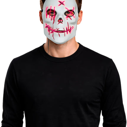 Halloween-Maske „Sinister“ mit Licht
