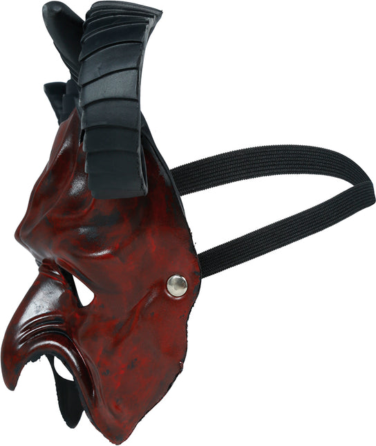 Halloween-Maske „Halber Teufel“