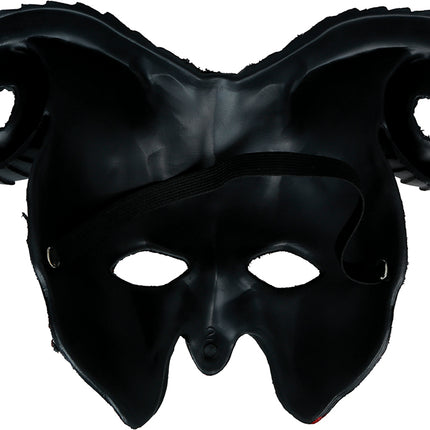 Halloween-Maske „Halber Teufel“