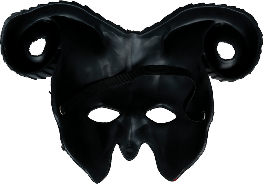 Halloween-Maske „Halber Teufel“