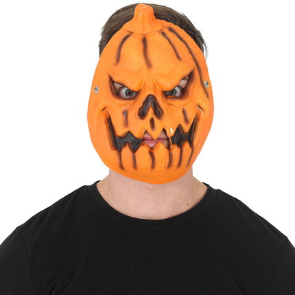 Halloween Masker Oranje Pompoen Foam
