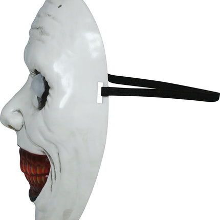 Halloween Masker Wit Bebloede Mond