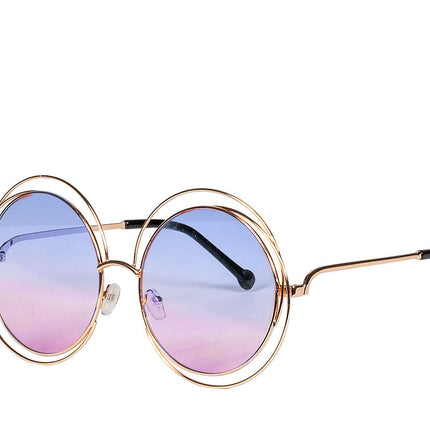 Festivalbrille Blau Rosa