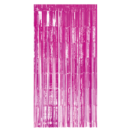 Fuchsia Türvorhang glänzend