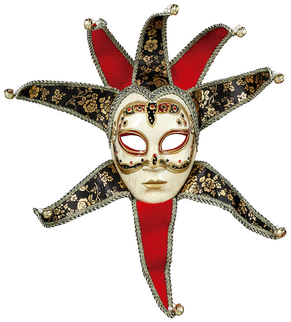 Rote Maske venezianische Damen