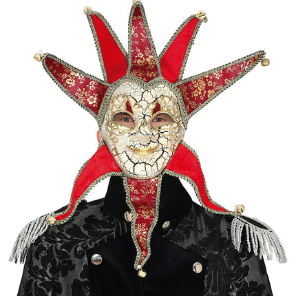 Rote Maske venezianische Männer