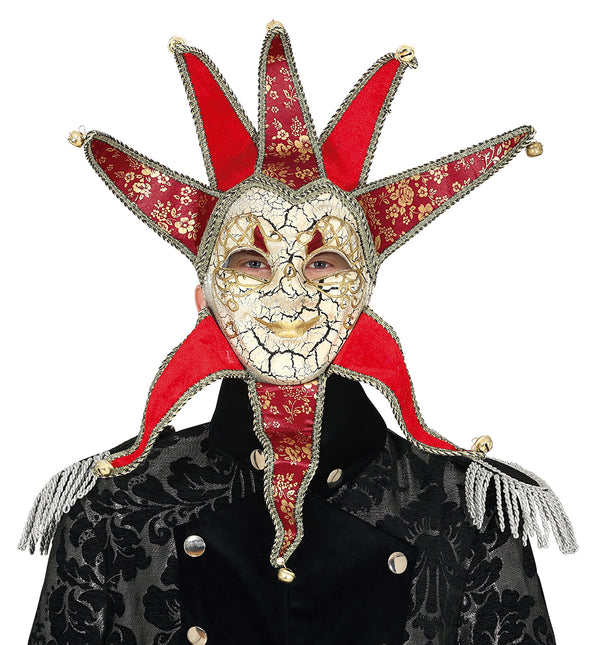 Rote Maske venezianische Männer