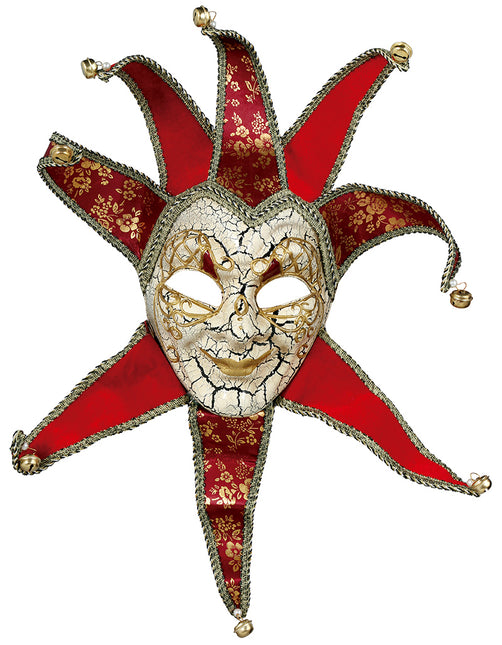 Rote Maske venezianische Männer