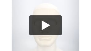 Maske Pantomime Theater weiß