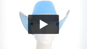 Hut Cowboy Spark hellblau