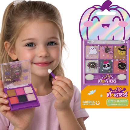 Halloween-Make-up-Palette, lila, für Kinder