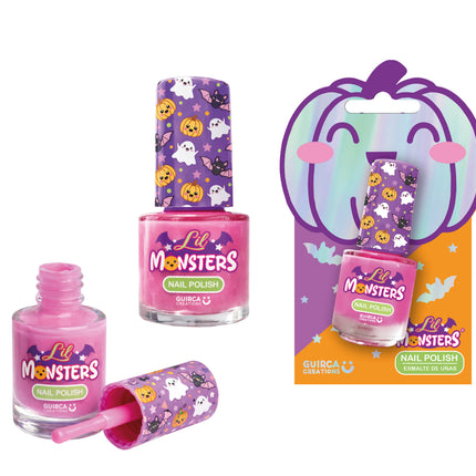 Halloween-Nagellack, rosa, für Kinder