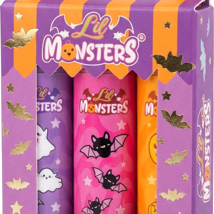 Halloween-Lipgloss für Kinder, 3er-Pack