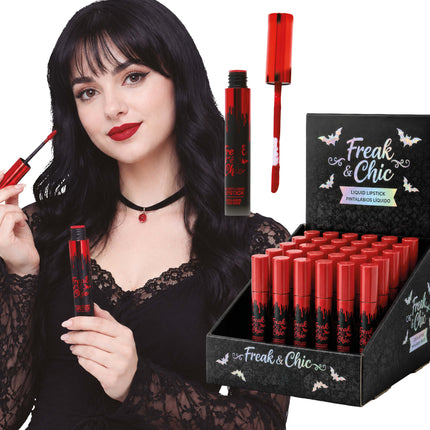 Roter Lippenstift, matt