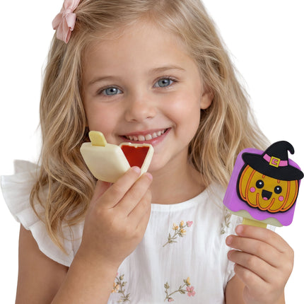 Halloween-Lippenbalsam für Kinder: Kürbis-Eis