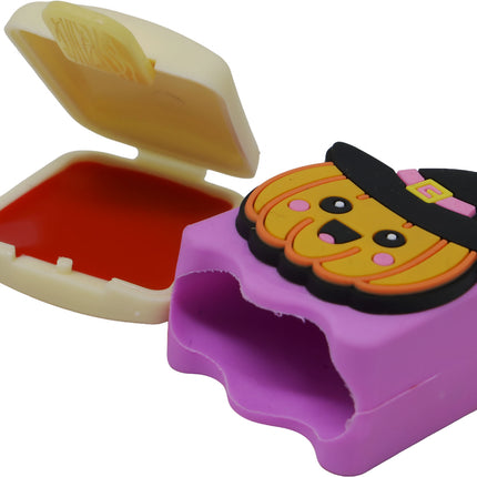 Halloween-Lippenbalsam für Kinder: Kürbis-Eis