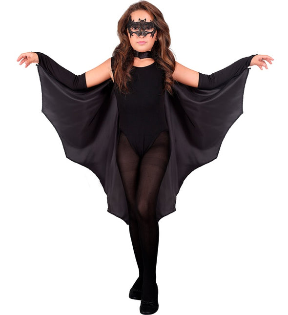 Fledermaus Umhang Schwarz