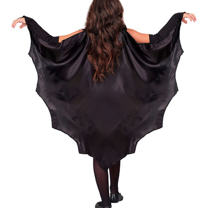 Fledermaus Umhang Schwarz